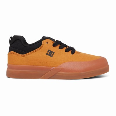 DC Infinite Kid's Black/Brown Skate Shoes Australia Online GVR-753